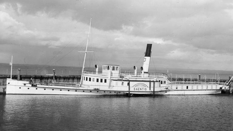 Das versenkte Dampfschiff Säntis